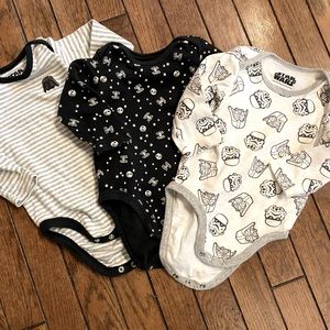 Star Wars Darkside Baby Bodysuit Bundle 6-9M